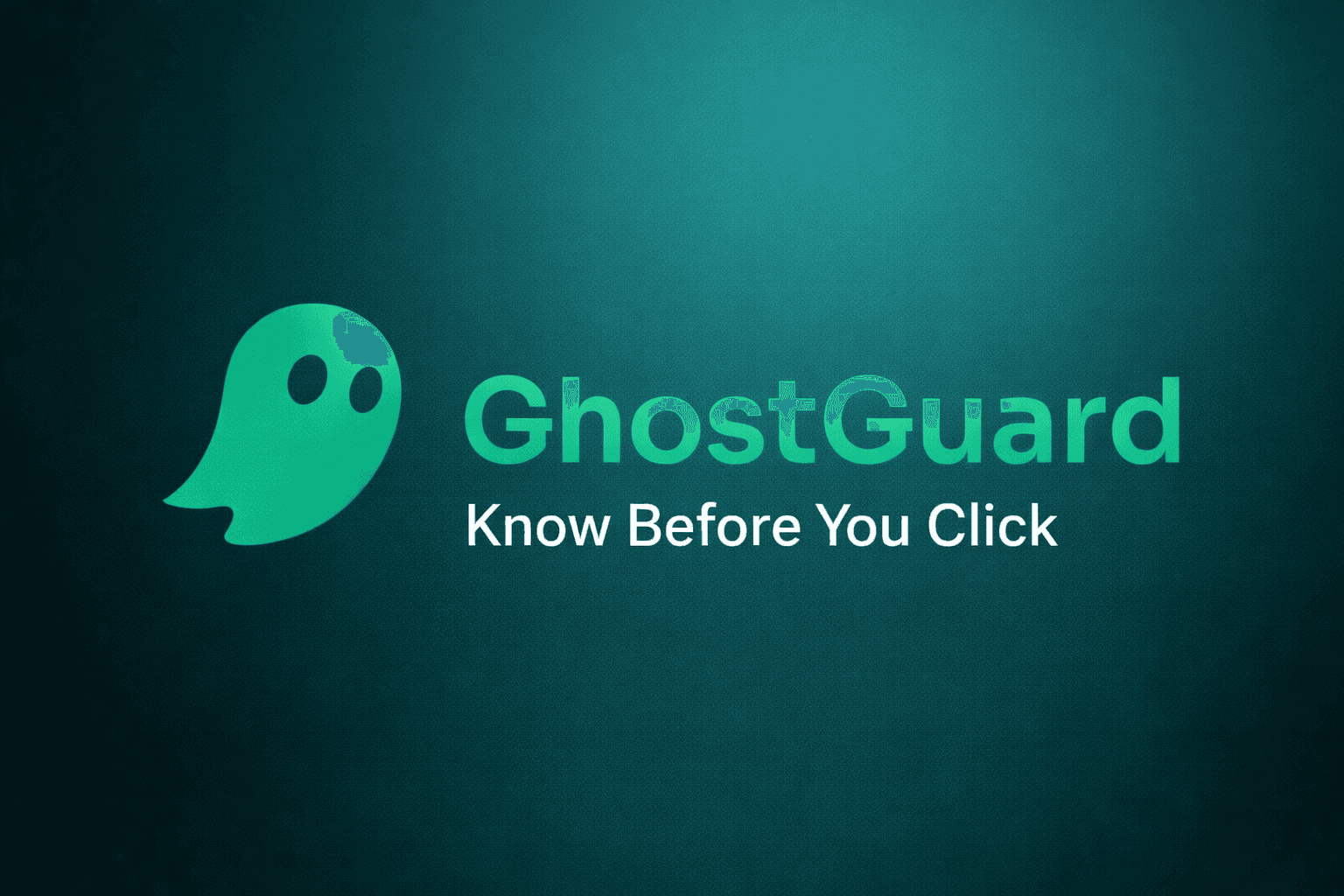 GhostGuard — Know Before You Click logo